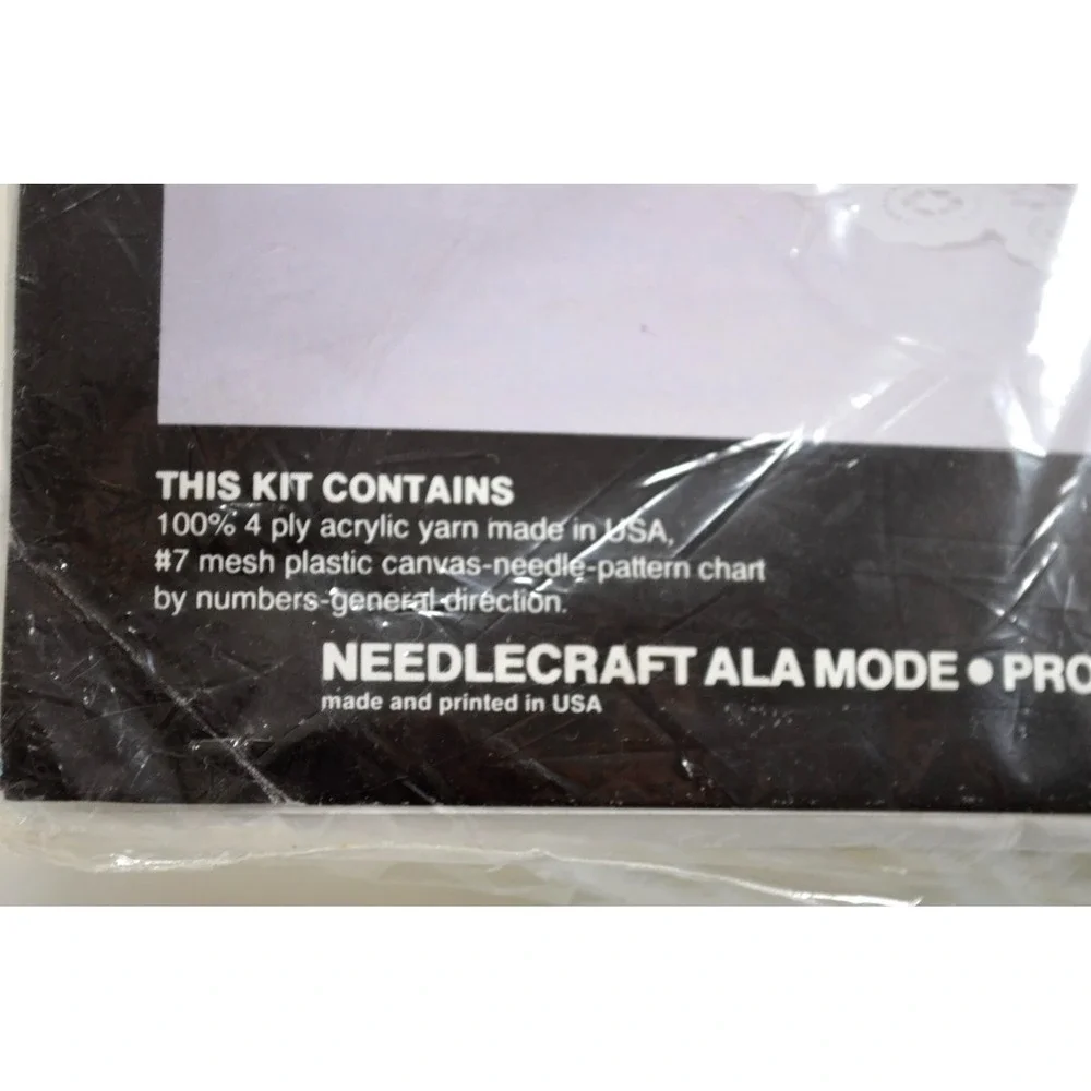 New 1990‎ Bridal Doll Centerpiece Plastic Canvas Kit Needlecraft Ala Mode